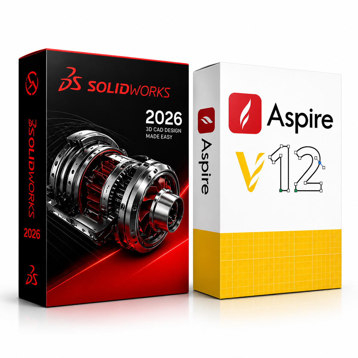 SOLIDWORKS 2026 + Vectric Aspire 12.5 Software Pack | Lifetime Access - Instant Download